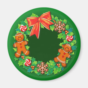 Aimant HOUX, SOLEILS et GUIRLANDE de GINGEMBRE par SHARON