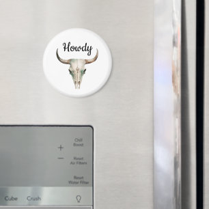 Aimant Howdy Cowboy Bullhorns