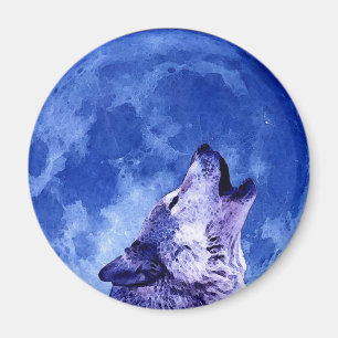 Aimant Howling Wolf à Moon