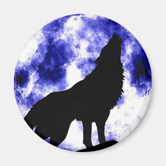 Aimant Howling Wolf à Moon (Devant)