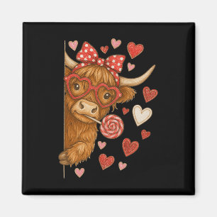 Aimant Hugvyn Valentine Vache Coquette Xoxo Bonjour Weste