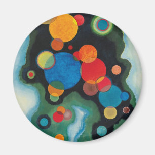 Aimant Huile Abstraite de Kandinsky Deepened Impulse sur 