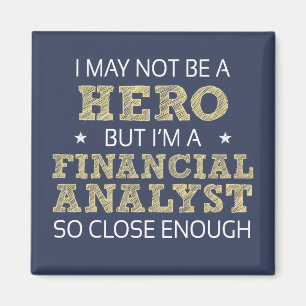 Aimant Humour de la nouveauté de l'analyste financier