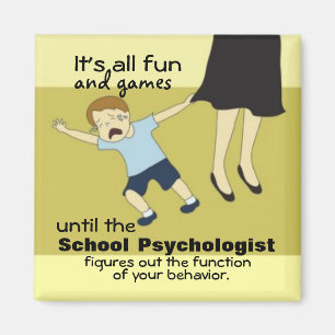 Aimant Humour de psychologie scolaire (magnétique)