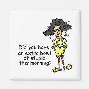 Aimant Humour de stupidité