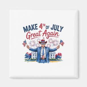 Aimant Humour Drôle Trump Faire 4 Juillet Grand Encore Ho