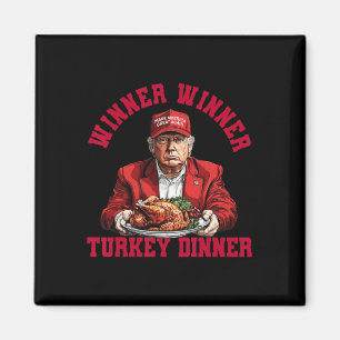 Aimant Humour Drôle Trump Gagnant Dîner Dîner Turquie