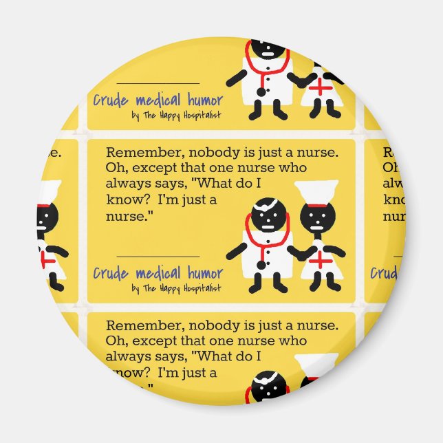 Aimant Humour Médicale (Devant)
