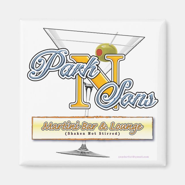 Aimant Humour Parkinsons (Devant)