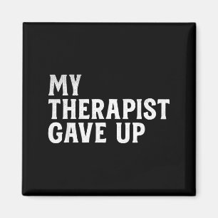 Aimant Humour sur la santé mentale rétro en détresse Mon