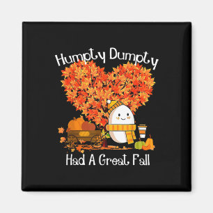 Aimant Humpty Dumpty A Eu Une Grande Automne Feuilles D'A