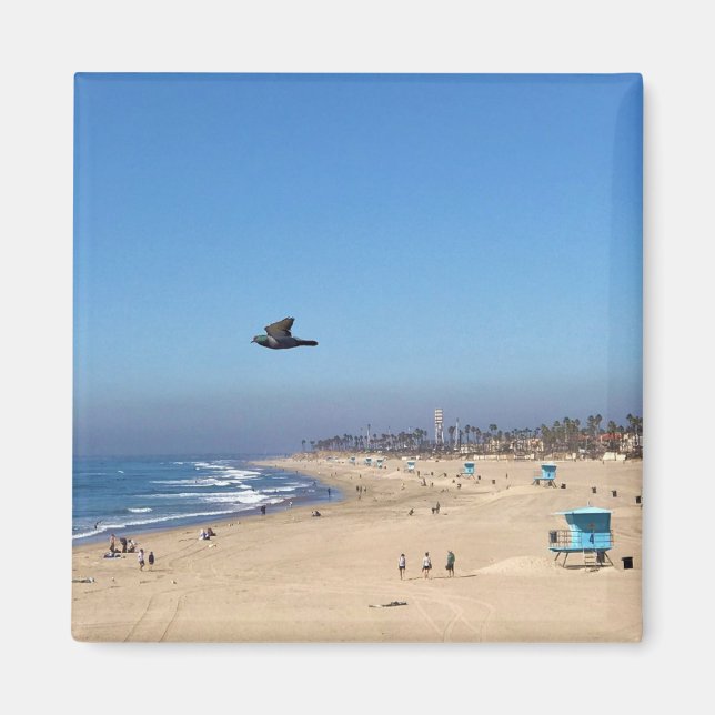 Aimant Huntington Beach, Californie (Devant)