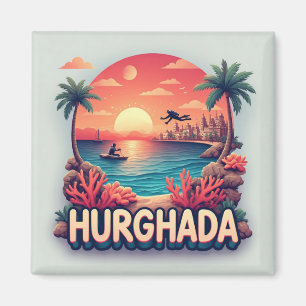 Aimant Hurghada Egypte Voyage Souvenir Pour Collection Ma