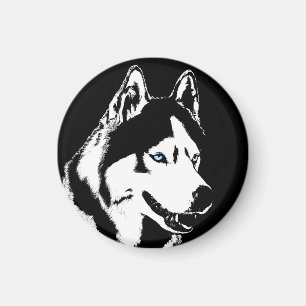 Aimant Husky Fridge Magnet Alaskan Sled Dog Magnet