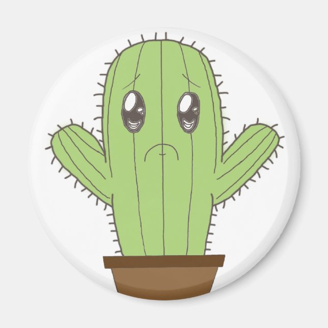 Aimant "Hwugs ? ? ?" Cactus (Devant)