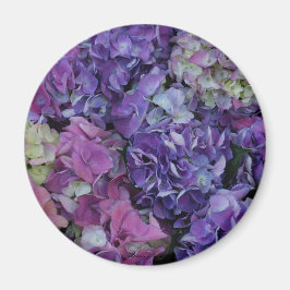 Aimant Hydrangea Violet
