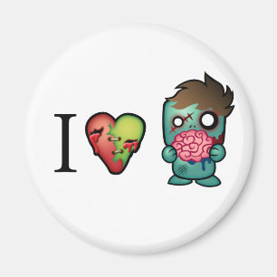 Aimant I <3 Cerveaux- Les Zombies Sont Partout !