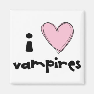 Aimant I <3 Vampires - rose