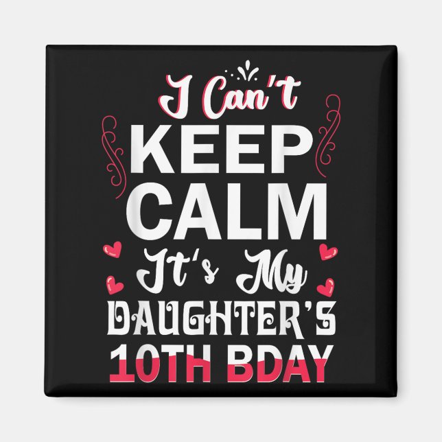 Aimant I Can't Keep Calm It's (Devant)