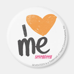 Aimant I coeur j'orange