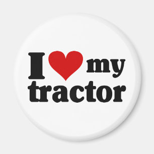 Aimant I coeur mon tracteur