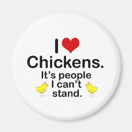 Aimant I (Coeur) Poulets