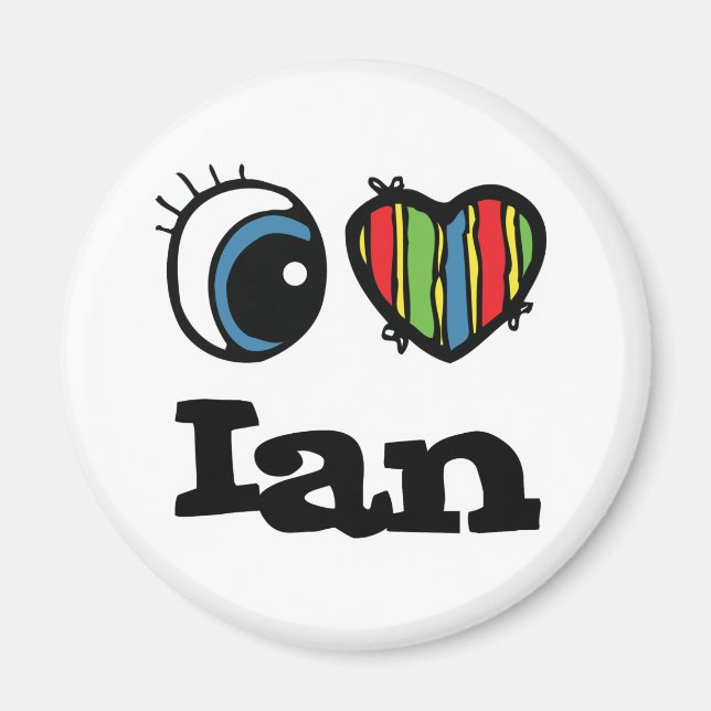 Aimant I Heart (Amour) Ian (Devant)