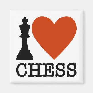 Aimant I Heart Chess