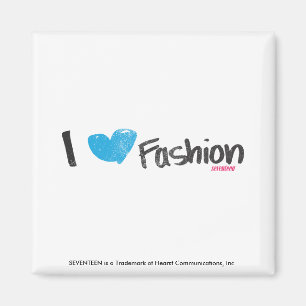 Aimant I Heart Fashion Jaune