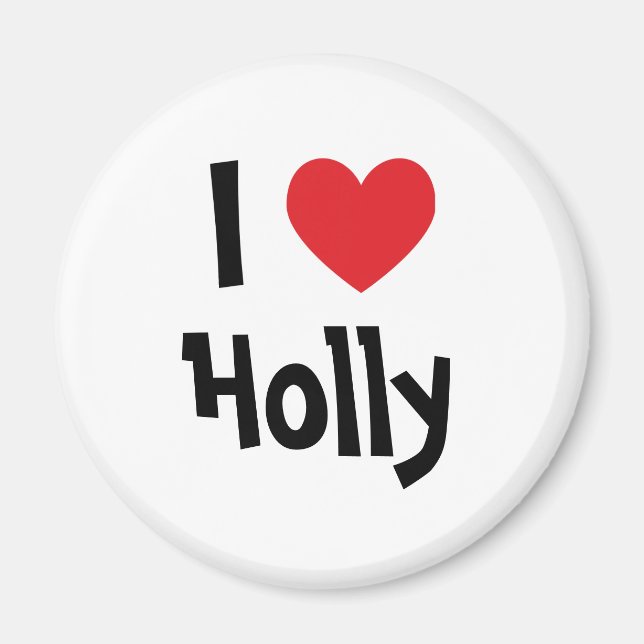 Aimant I Heart Holly (Devant)