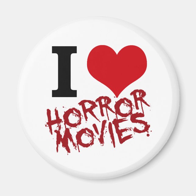 Aimant I Heart Horror Movies (Devant)
