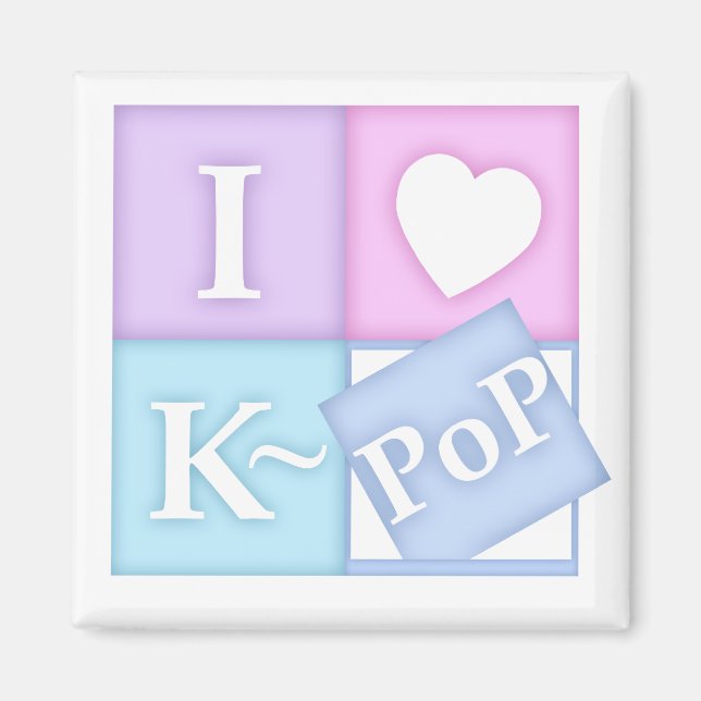 Aimant I Heart K~Pop (Devant)