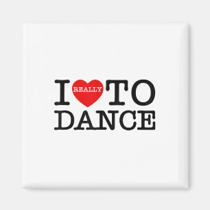 Aimant I Heart Love Dance Amusants Danser Valentines Day