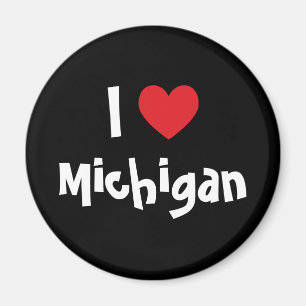 Aimant I Heart Michigan