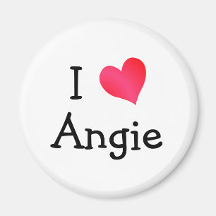 Aimant I Love Angie