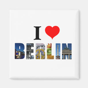 Aimant I Love Berlin Allemagne Travel City Photo