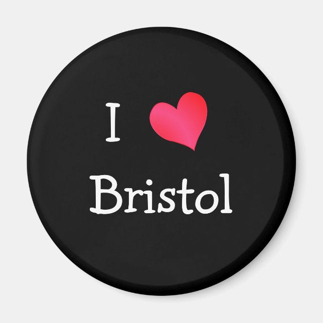 Aimant I Love Bristol (Devant)