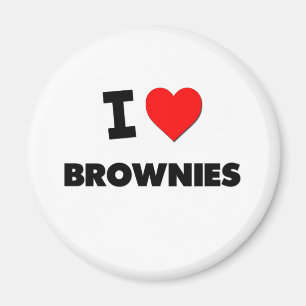 Aimant I Love Brownies ( Nourriture )