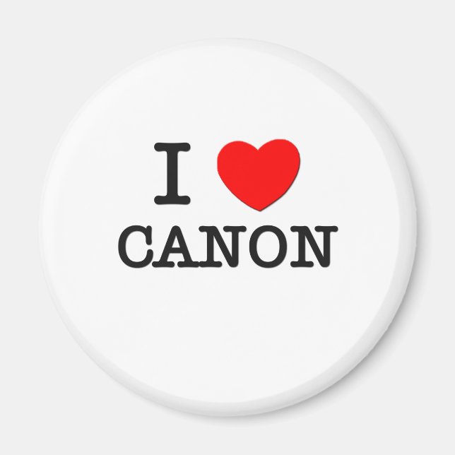 Aimant I Love Canon (Devant)