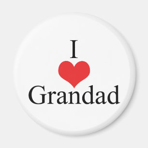 Aimant I Love (Coeur) Grand-père