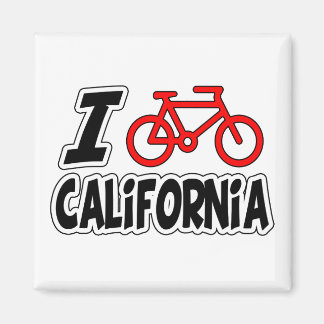 Aimant I Love Cycling California