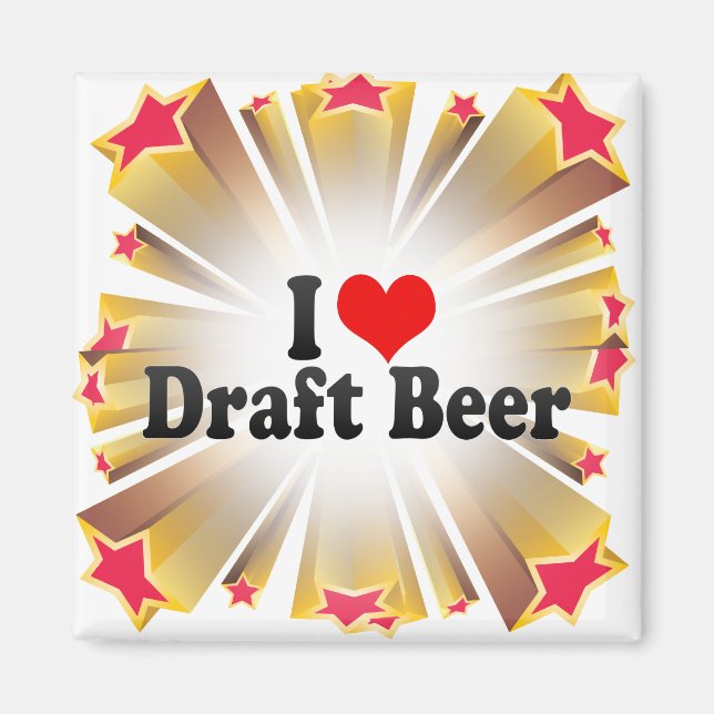 Aimant I Love Draft Beer (Devant)