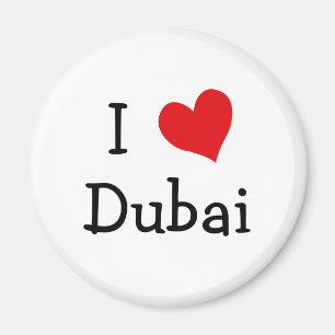 Aimant I Love Dubai