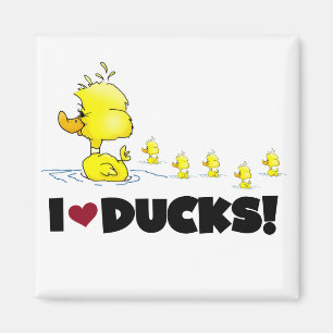 Aimant I Love Ducks Tshirts et cadeaux