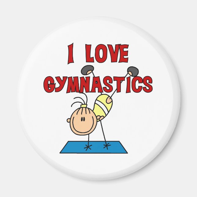 Aimant I Love Gymnastique (Devant)