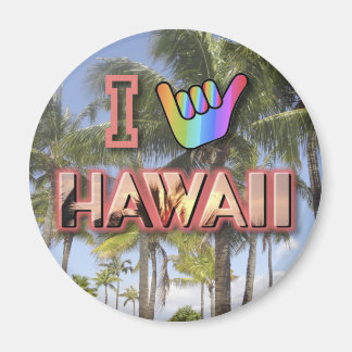Aimant I Love Hawaii