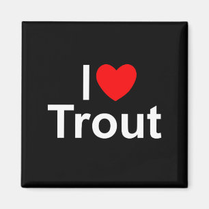 Aimant I Love (Heart) Truite