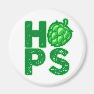 Aimant I Love Hops In Craft Beer