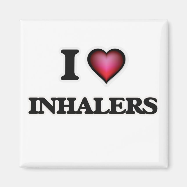 Aimant I Love Inhalers (Devant)