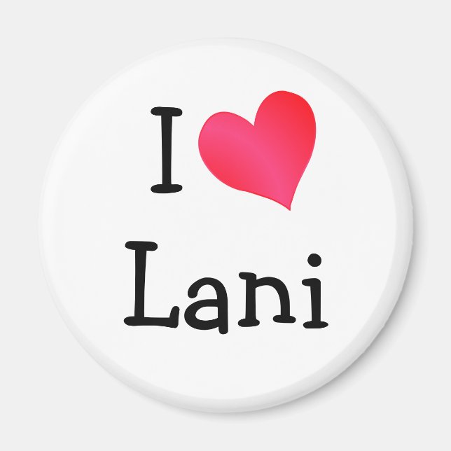 Aimant I Love Lani (Devant)